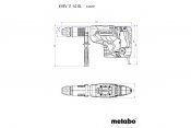 Metabo Kombihammare KHEV 11-52 BL, SDS-max, Inkl. Plastlåda