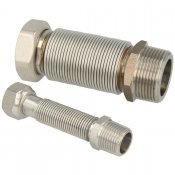Flex-rör, Rostfritt, Korrugerat, 1, 500-1000 mm, för värme