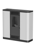 Pelletskamin Aurora 11kw, Vit, Mareli Systems *Frakt