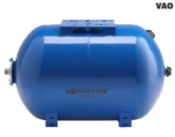 Hydropresstank 60 Liter, Liggande, Aqua/Zilio *Frakt