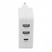 Väggladdare med 3 uttag 4,8A