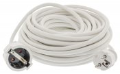Förlängningskabel, 15 m, H05VV-F 3G1.5, IP20, Vit