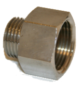 Mässing Rörnippel FKR 15, EZZE