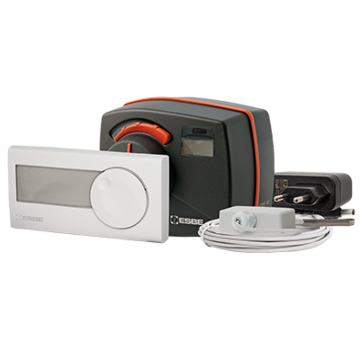 Shuntautomatik ESBE CRD 221, Ute och innegivare (inne trådl.