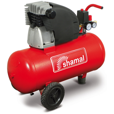 Kompressor, Shamal 2,5hk 50L.tank 205L/m, 2850 RPM, *Frakt