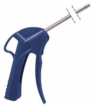 Beskrivning Anslutning: 1/4” inv Luftflöde: 353 l/min Rörlängd: 483 mm  Vikt: 182 g