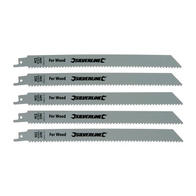 Tigersågblad, Trä Grov, 5TPI, 5 pack, 240 mm