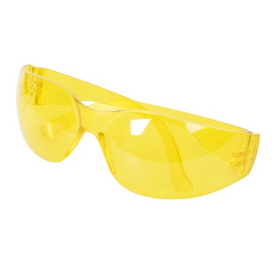 Skyddsglasögon, UV skyddade, gul tonade