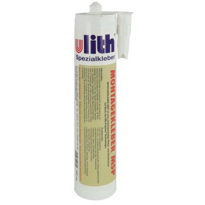 Silicone MS Polymer Sanitet/Pool Vit. Lim & fog, (Ulith)