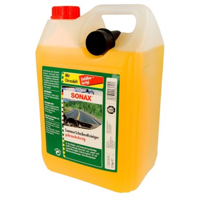 SONAX Vindruterengöring citrus, 5L färdigblandad