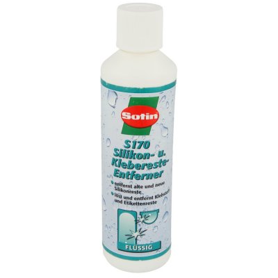 Sotin S 170, silicone and adhesive residue remover, 250 ml squeeze bottle