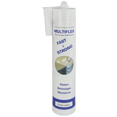 Byggfog/Konstruktionslim Multiflex, Snabbhärdande, (Wekem)