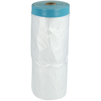 Skyddsplast med rejäl tape, 2700mm x 16m