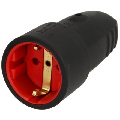 Kabelkontakt hona av gummi