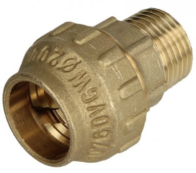 PE Koppling, 40 x R32 utv. Rak, (Tiemme)