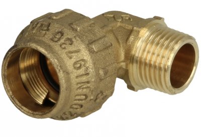 PE Koppling, utv. Vinkel, (Tiemme)