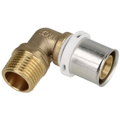 Press Vinkel, Pex & Alupex, 26x3mm x 3/4 utv. (TH Backar)