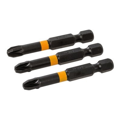 Bits Sats PZ3 x 50mm, Impact, 3 - Pack