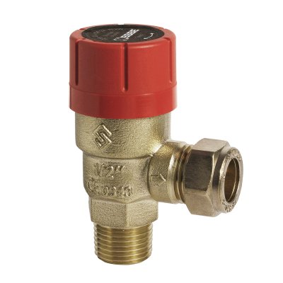 Säkerhetsventil Esbe,3 bar, för värme, Utv15 x 15cu