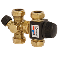 Ventilrörs-kombination utan säk.ventil, Esbe 22