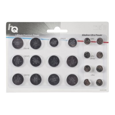 Knap batteri i 20-Pack, blisterförpackat