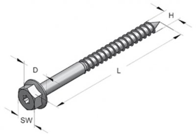 Byggskruv XL