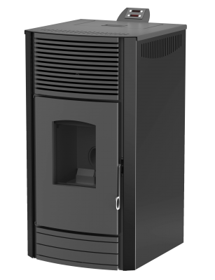 Pelletskamin ONYX 8kw, Svart, Mareli Systems *Frakt