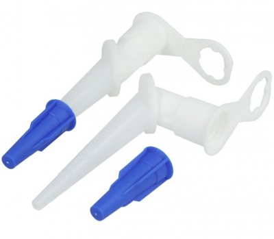 Siliconemunstycke, Vridbart, 2-Pack