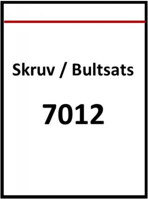 Skruv / Bultsats Vakuum Resterande Paneler Plåt / Papp