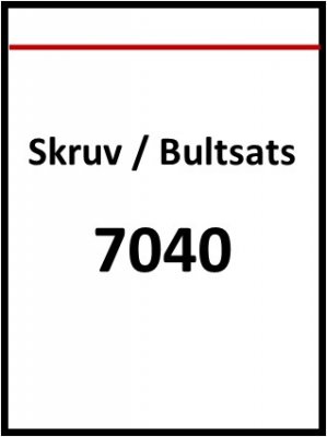 Bultsats 7040  Stativ mot Monteringsbalk