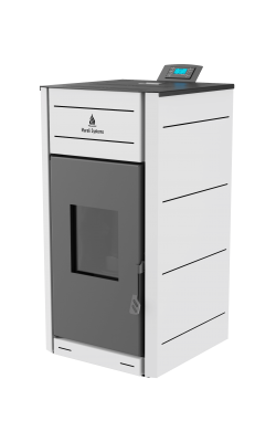 Pelletskamin Unica Hydro 12kw, Elfenben, Mareli Systems *Fra