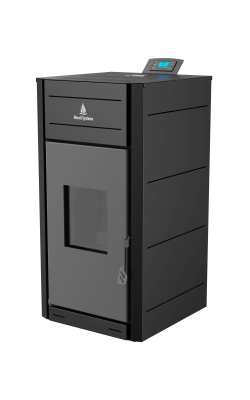 Unica pelletstove black 12kw