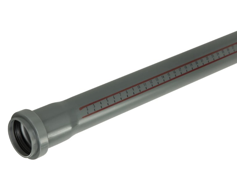 HT Rör med muff, 40 x 1000 - 40 - Vvsgrossen.com